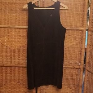 Free People brown suede dress